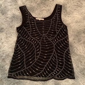 Beaded detail dressy tank